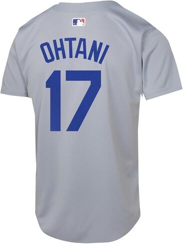 Outerstuff Shohei Ohtani Los Angeles Dodgers MLB Kids Youth 8-20 Grey Road Player Jersey in Kuwait