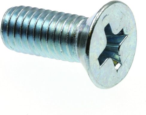 براغي آلة Prime-Line 9001025، رأس مسطح، محرك فيليبس، #10-32 × 1/2 بوصة، فولاذ مطلي بالزنك (100 حزمة) in Saudi Arabia