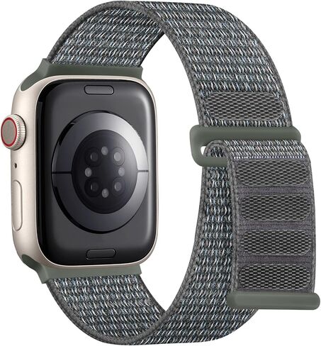 Lenrao Sport Loop Compatible with Apple Watch Bands for Women Men 40mm 41mm 42mm 38mm, Soft Breathable Nylon Wrist Straps for iWatch Bands Series 11/10/9/8/7/6/5/4 SE 3/2/1 Plum in Kuwait