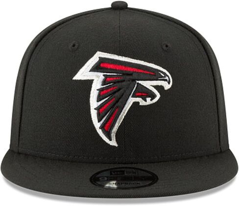 New Era NFL 9FIFTY Snapback Team Color Adjustable Hat Cap - One Size (US, Alpha, One Size, Atlanta Falcons - Black) in Saudi Arabia