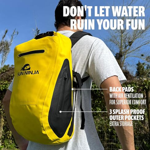 SUN NINJA Dry Bag Backpack, Waterproof Floating Drybag for Kayaking & SUP, Dry Bags Waterproof Backpack for Men & Women in Saudi Arabia