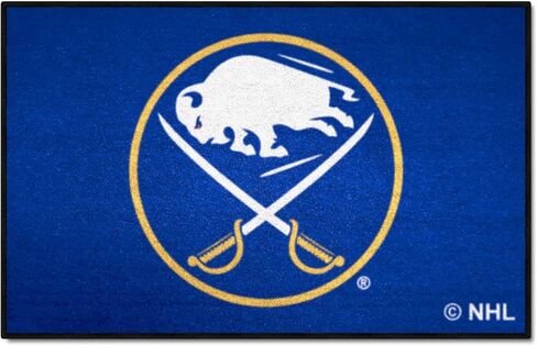 FANMATS 10502 Buffalo Sabres Starter Mat Accent Rug - 19in. x 30in. | Sports Fan Home Decor Rug and Tailgating Mat in Saudi Arabia