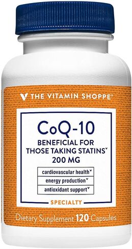 فيتامين شوبي CoQ-10 200 ملغ - مفيد لأولئك الذين يتناولون الستاتين - يدعم صحة القلب والخلوية وإنتاج الطاقة الصحية، مضاد الأكسدة الأساسي - مرة واحدة يوميًا (120 كبسولة) in Saudi Arabia