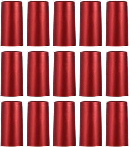 Gadpiparty PVC Heat Shrink Capsules: 50pcs Wine Shrink Wrap Bottle Sleeves Shrink Top Cover Wine Bottle Capsules Shrink Caps Wine Brewing Caps for Wine Bottle Cellars in Saudi Arabia