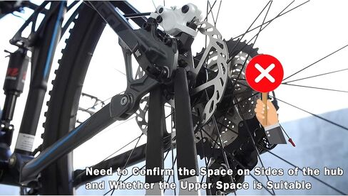 حامل وقوف السيارات من نوع BikeHand للدراجة - لتخزين المرآب الداخلي للدراجات الجبلية والطرق - وليس لدراجات فرامل القرص - يناسب 29 بوصة 700C in Kuwait