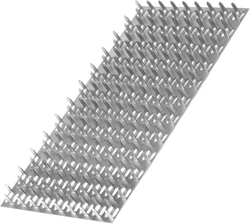 6 قطع من eoere 12 بوصة × 6 بوصة لوحة تروس ذات شوكات لإصلاح الألواح المسطحة، دعامة لوحة ربط، فولاذ مجلفن، ارتفاع أسنان الأظافر 14 مم، سميكة 1 مم (19 مقياس)، لموصلات الأخشاب الخشبية لدعامات الأسقف in Kuwait