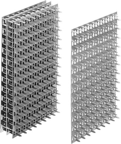 6 قطع من eoere 12 بوصة × 6 بوصة لوحة تروس ذات شوكات لإصلاح الألواح المسطحة، دعامة لوحة ربط، فولاذ مجلفن، ارتفاع أسنان الأظافر 14 مم، سميكة 1 مم (19 مقياس)، لموصلات الأخشاب الخشبية لدعامات الأسقف in Kuwait