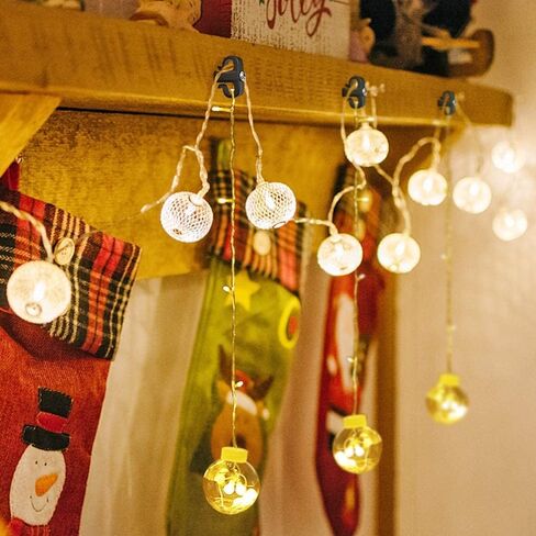 BeneLabel Q-Hanger Hooks for Outdoor String Lights - Rust-Proof Screw-in Hooks with Easy Release for Hanging Plants, Curtains, Birdhouses and More - Pack of 20, Ash Gray in Kuwait