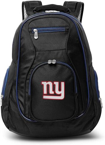Denco New York Giants 19" Premium Laptop Backpack with Team Colored Trim in Saudi Arabia