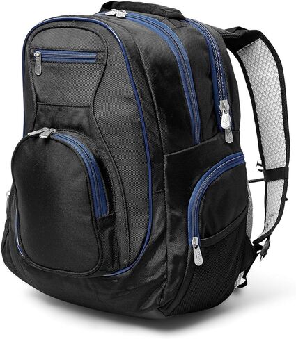 Denco New York Giants 19" Premium Laptop Backpack with Team Colored Trim in Saudi Arabia