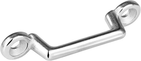NovelBee 20pcs Stainless Steel Bimini Top Strap,Pad Eye,Footman's Loop for Tie Down Strap,Kayak Deck Loops,Tie Down Anchor Point in Saudi Arabia