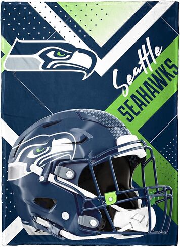 بطانية Northwest The Company NFL Seattle Seahawks ذات الملمس الحريري، مقاس 55 بوصة × 70 بوصة، نمط عبور in Saudi Arabia