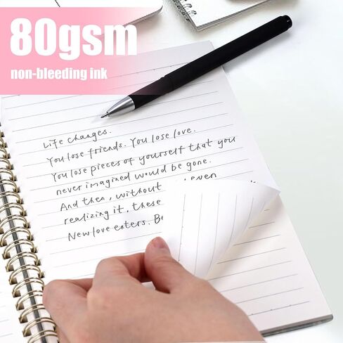 4 قطع من دفاتر الملاحظات الحلزونية مقاس A5، دفاتر ملاحظات حلزونية بغلاف مقوى بتصميم رخامي دفاتر ملاحظات مسطرة للكلية للنساء هدية للوازم المدرسية المكتبية in Kuwait