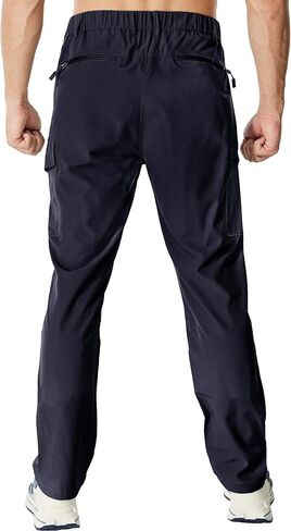 MOURCE Hiking Pants Men Lightweight Quick Dry - Water Resistant Stretch Cargo Pants for Men with 6 Pockets in Saudi Arabia