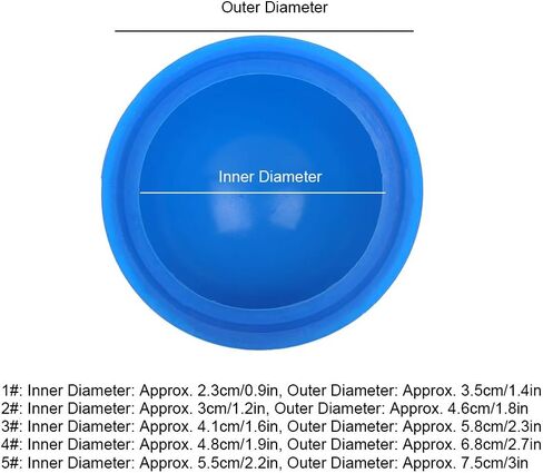 Cupping Sets 12pcs Silicone Cupping Device Stronger Suction Massaging Acupuncture Cupping Cup HealthCare for Muscle and Joint Pain Relief Blue in Saudi Arabia