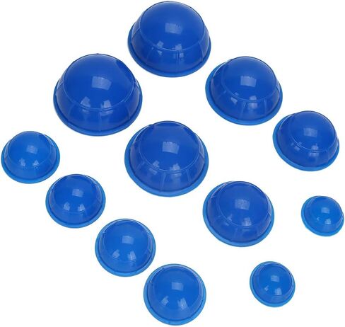 Cupping Sets 12pcs Silicone Cupping Device Stronger Suction Massaging Acupuncture Cupping Cup HealthCare for Muscle and Joint Pain Relief Blue in Saudi Arabia