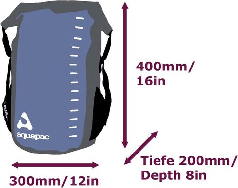 Aquapac Heavyweight 28L Waterproof Toccoa Backpack, UK Made, Travel Essential, 5 Year Warranty, Hiking, Mountain Biking in Kuwait