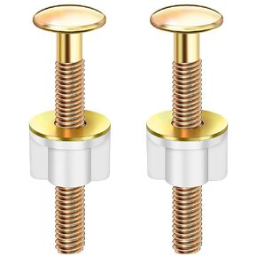 Toilet Seat Screws Bolts Universal Toilet Seat Hinge Bolts and Nuts Replacement for Top Mount Toilet Seat Hinges