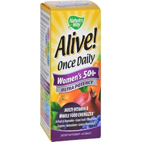 Nature's Way Alive! Once Daily Women's 50 plus Ultra Potency - 60 Tablets