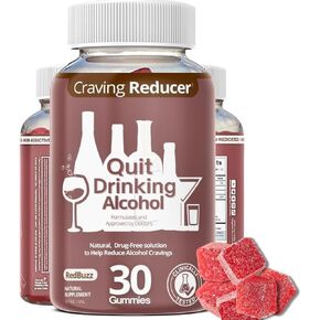Sober from Alcohol, Quit Alcohol Craving Relief-Multi-Vitamin Gummy to Help Reduce Cravings, Anti Alcohol, Liver Detox, Easy to Take as Needed Essential Support / 30 Day Count (Quit Alcohol) in Saudi Arabia