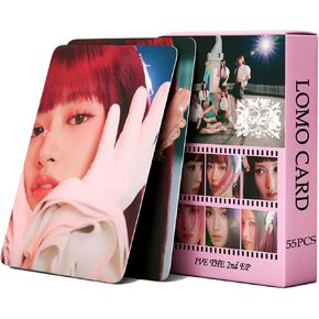 PYAJUU IVE Photocards KPOP IVE SWITCH ألبوم صور بطاقات 55 قطعة IVE Lomo Cards Kpop هدية للبنين والبنات IVE Merch Wonyoung Photocards in Kuwait