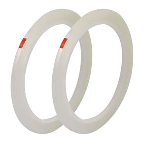 uxcell 2Pcs 3mm Single Sided Strong Self Adhesive Mylar Tape 50M Length Clear