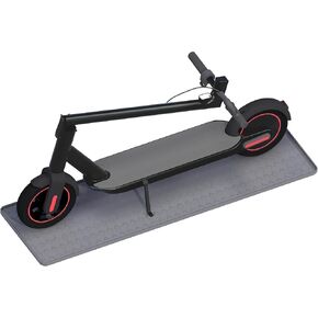 SEIRI 48 x 15 in Floor Protection Mat for Electric Scooter | Waterproof, Non-Slip, Durable, Easy Clean | Protects Floor from Dirt, Scratches, Moisture | Perfect for Home, Office, Garage | (Black)