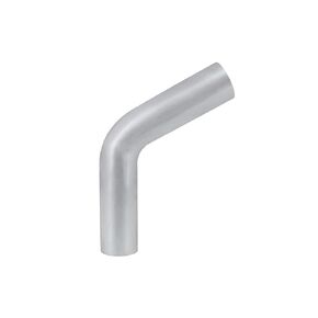 HPS 4" OD, 60 Degree Bend Aluminum Elbow Tubing, 6" Leg Length on Each Side, 4" Clr, 6061 T6 Seamless 16 Gauge, Wall Thickness: 0.065", ALE60-91774, 4" OD, Aluminum