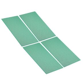 PATIKIL 9.8" x 5.1" PCB Board Circuit, 4 Pcs Prototype Perfboard Solder Boards for DIY Soldering and Electronic Project Circuit Boards Solderable Breadboard, Green
