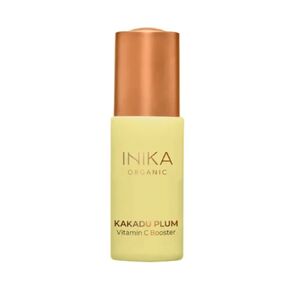 INIKA Organic Kakadu Plum Vitamin C Booster. 100% Natural and vegan to brighten dullness, even skin tone and fade pigmentation | Sustainable Packaging.
