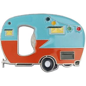 Bottle Opener Magnetic with Fridge Magnets Sticker,RV Camper Bottles Opener Caravan Bottle Beer Opener Unique Beer Gift Idea for Camper Lovers Cool Gadgets Outdoor Picnic Home Using