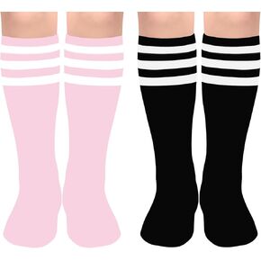 Ormark Toddler Soccer Socks Kids Soccer Socks Cotton Knee High Tube Socks Boys Girls Soccer Socks Toddler Uniform Socks