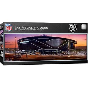 Masterpieces 1000 Piece Sports Jigsaw Puzzle - NFL Endzone & Center View Panoramic - 13"x39"