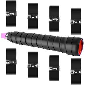 Thinp 8 Pcs Tennis Racket Grip Wrap,Precut Tennis Grip Tape Anti Slip Tennis Grip Tennis Overgrip Comfort Sweat Tennis Racquet Grip Wrap Overgrip Tennis Racket for Tennis Pickleball