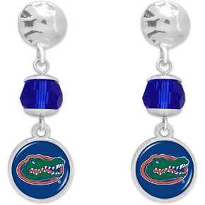 From the Heart Florida Gators Ivy Crystal Silver Earrings Jewelry Gift UF