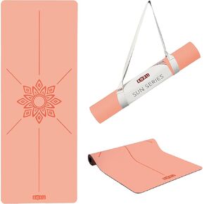 RORU Concept Sun & PRO Series Yoga Mat Thick Non Slip Large and Wide 72 x 27 inch & 68 x 24 inch Yoga Mat Non Slip, Workout Exercise Mat for Pilates, for Women and Men