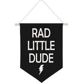 QODUNG Kids Room Wall Decor,Don't Grow Up It's a Trap Canvas Banner,Funny Canvas Hanging Pennant Flag Banner for Nursery Playroom Kids Bedroom