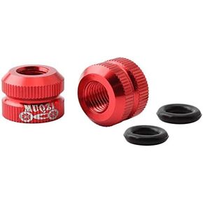 صواميل صمام أنبوب داخلي من Yikko Bicyle مع حلقة دائرية محكمة الغلق، صواميل صمام بريستا لإطارات فراغ الدراجة الملونة، مناسبة لمعظم دراجات الطرق الجبلية - قطعتان (ذهبي) in Kuwait