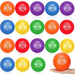 Jerify 18 Pack Foam Dodgeball Set 6 Inch Soft Skin Foam Playground Dodgeballs Bulk, Low Density Foam for Non Sting Dodgeball Sports Equipment for Kids and Adults in Kuwait