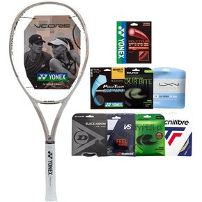 Yonex 2024 VCORE 100 300g Sand Beige Tennis Racquet - Designed for Spin & Speed - Strung with Your Choice of String & Tension