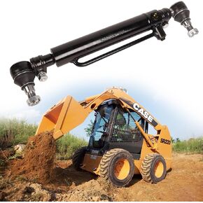 TOPAZ 2Pcs Power Steering Cylinder D128454 234447A1 234466A1 Fit for Case Backhoe Loaders 480B 480C 480D 480F 480LL 580C 580D 580SD 580SE 584D 584E 585D 585E 586D 586E D84800