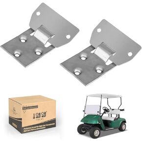 10L0L Golf Cart Seat Bottom Hinge Plate for EZGO(1995-up) TXT/Medalist Golf Cart Set of 2, Replaces OEM# 71610G01 71609G01