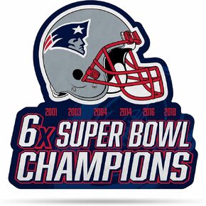 Rico Industries NFL Football Multi Champ Shape Cut Pennant - Home and Living Room Décor - Soft Felt EZ to Hang