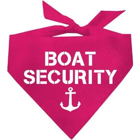 Boat Security Dog Bandana (243 Hot Pink, One Size)