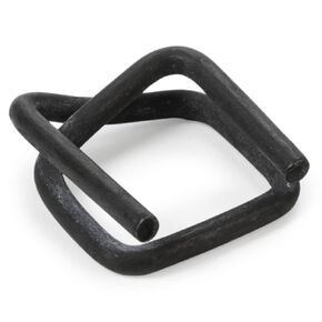 IDL Packaging - BP-12-M 1/2" Heavy Duty Strap Wire Buckles, Phosphate, Pack of 100