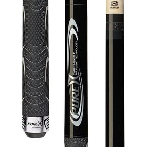 19 oz. PureX Cues Hxt-P1 Black Quadruple Threat 4-Piece Technology Jump Break Billiard Pool Cue Stick