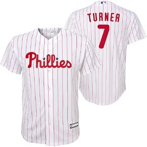 Trea Turner Philadelphia Phillies MLB Kids Youth 8-20 White Home Player Jersey