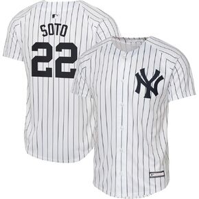 Juan Soto New York Yankees MLB Kids Youth 8-20 White Home Player Jersey