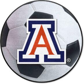 FANMATS 3649 Arizona Wildcats Soccer Ball Rug - 27in. Diameter