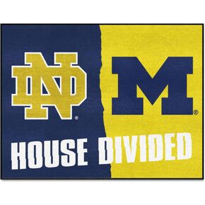 FANMATS NCAA-Teams Unisex-Adult House Divided Mat